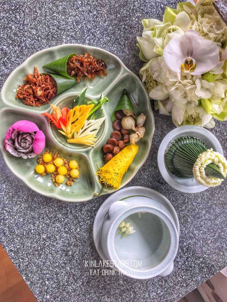 ข้าวแช่ชาววังสุดวิจิตรตระการตา รูป รส กลิ่นอันสมบูรณ์แบบ ๒๕๖๒ ณ ศิลาดล, The Sukhothai Bangkok